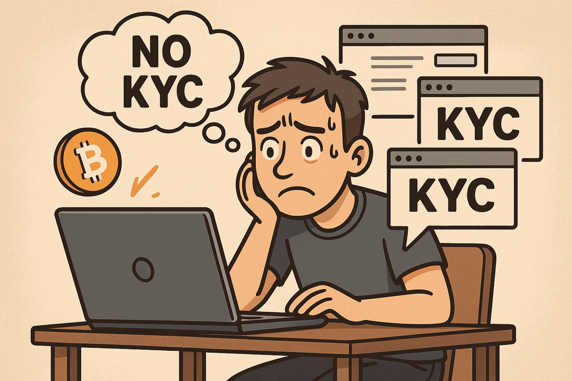 You struggling to find crypto exchanges without KYC in 2025